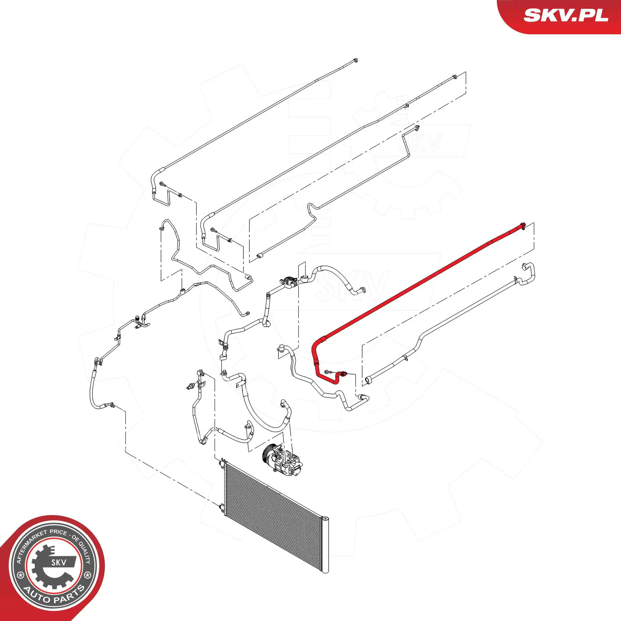 High/Low-pressure Line, air conditioning